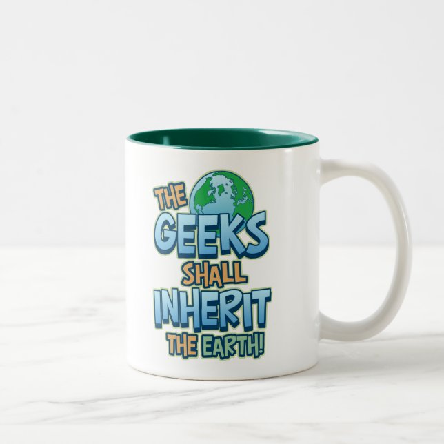 Taza Bicolor Los frikis heredan la tierra (Derecha)