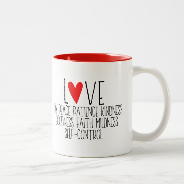 Taza Bicolor "Los Frutos del Espíritu de Jehová"   (Derecha)