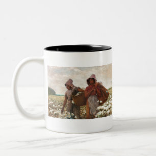 Taza Bicolor Los ganaderos de algodón (1876) de Winslow Homer