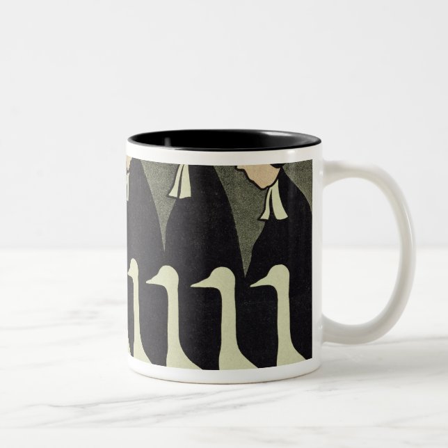 Taza Bicolor Los gansos, anticlericales (Derecha)