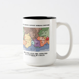 Taza Bicolor Los geólogos no pueden subrayar bastantes nuestras