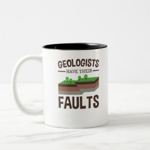 Taza Bicolor Los Geólogos Tienen Sus Fallos Geología Ciencia 