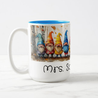 Taza Bicolor Los gnomos en el autobús