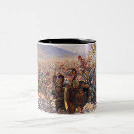 Taza Bicolor Los héroes de la batalla de Maratón (Rochegrosse)