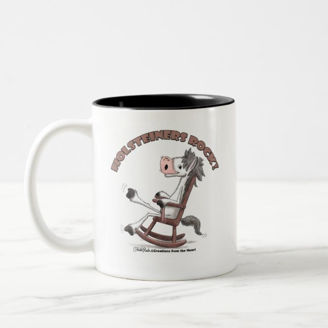 Taza Bicolor ¡Los Holsteiners rocían! (Izquierda)