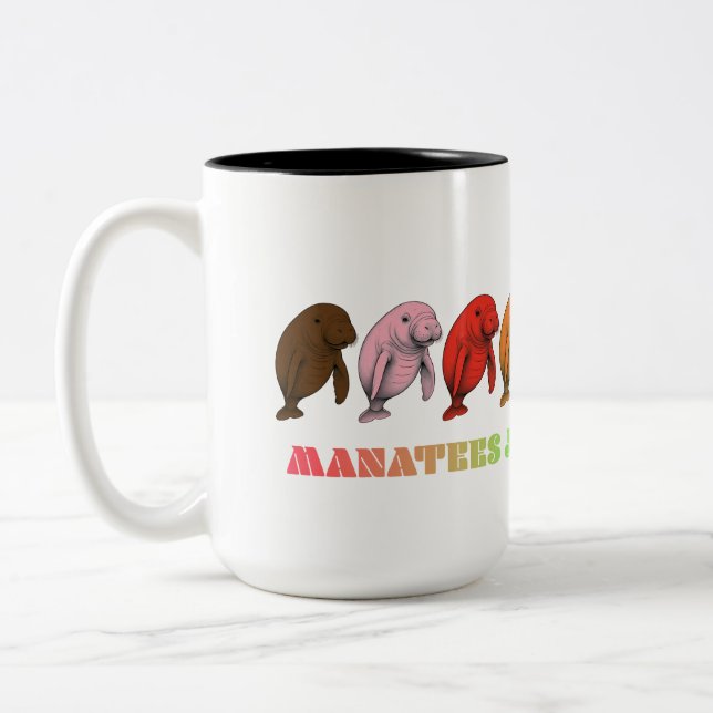 Taza Bicolor Los homosexuales LGBTQIA+ solo quieren un abrazo (Izquierda)