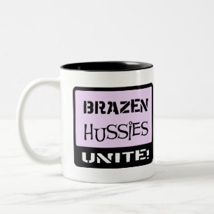 Taza Bicolor Los Hussies descarados unen
