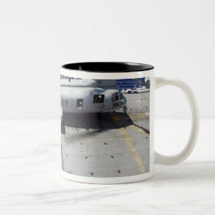 Taza Bicolor Los infantes de marina suben a un helicóptero del