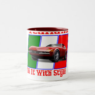 Taza Bicolor Los italianos lo hacen con estilo
