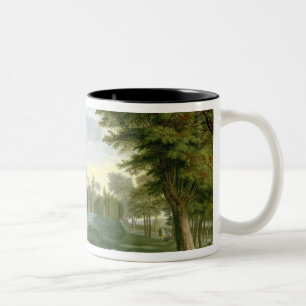 Taza Bicolor Los jardines en la casa de Chiswick (véase tambi