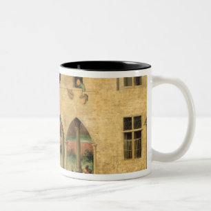 Taza Bicolor Los juegos de los niños: detalle de izquierdo