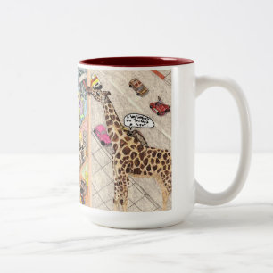 Taza Bicolor Los lavadores de ventanas