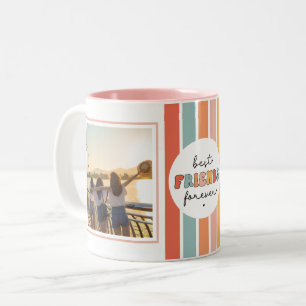 Taza Bicolor Los mejores amigos modernos para la foto Personali