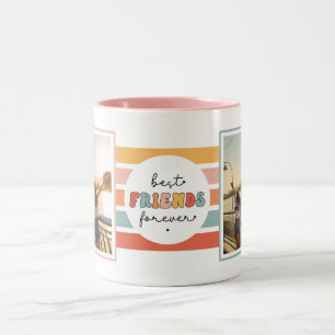 Taza Bicolor Los mejores amigos modernos para la foto Personali