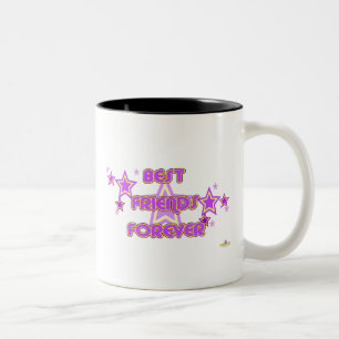 Taza Bicolor Los mejores amigos para las estrellas moradas de a