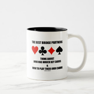 Taza Bicolor Los Mejores Socios Puentes Piensan En Quién Tiene