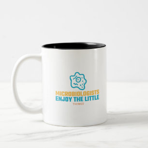 Taza Bicolor Los Microbiólogos Disfrutan Las Pequeñas Cosas