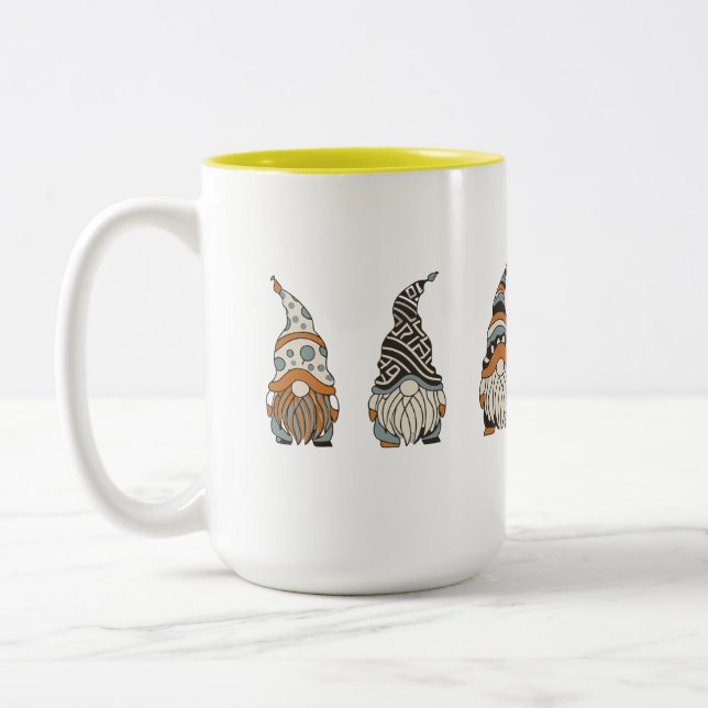 Taza Bicolor Los navidades de los gnomos (Izquierda)