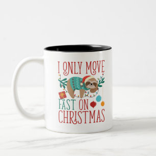 Taza Bicolor Los Navidades Tragamonedas Solo Me Muevo Rápido C