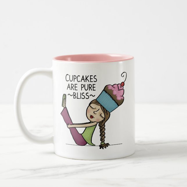 Taza Bicolor Los pasteles son puros (Izquierda)
