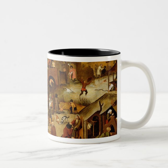 Taza Bicolor Los proverbios flamencos (Derecha)