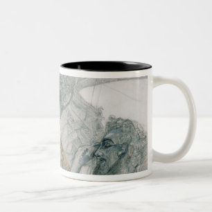 Taza Bicolor Los seis Seraph cons alas del profeta