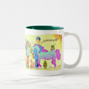 Taza Bicolor Los veterinarios son frescos