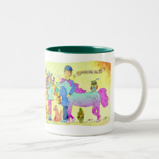 Taza Bicolor Los veterinarios son frescos