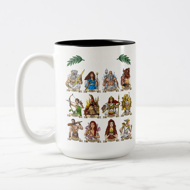 Taza Bicolor Los viejos dioses griegos (Izquierda)