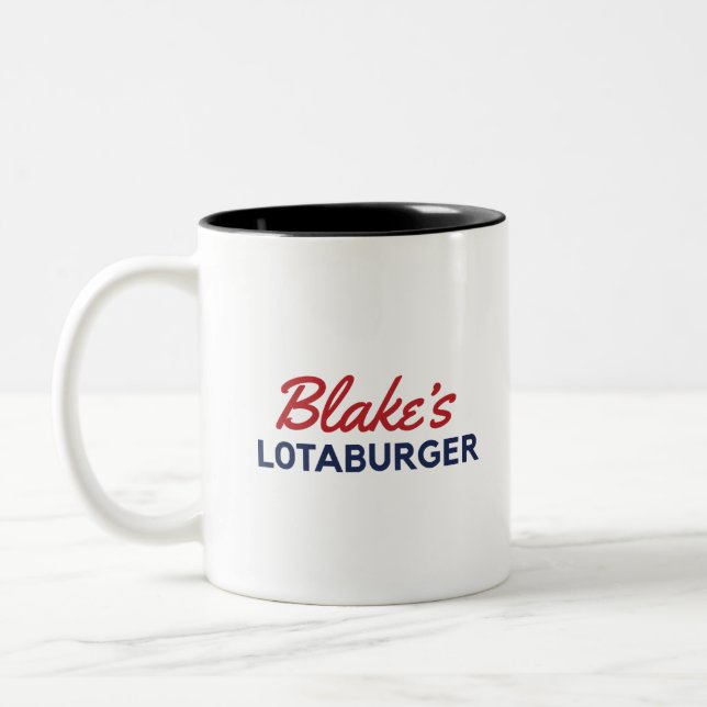 Taza Bicolor Lotaburger de Blake (Izquierda)