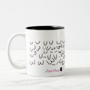 Taza Bicolor Lotta Foobs 2 Tone Coffee Mug
