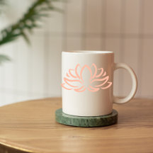 Lotus Flower Coffee Mug 11 onzas