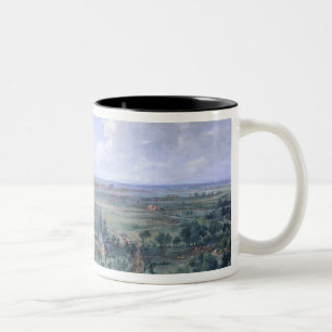 Taza Bicolor Louis XIV en el cerco de Lille que hace frente