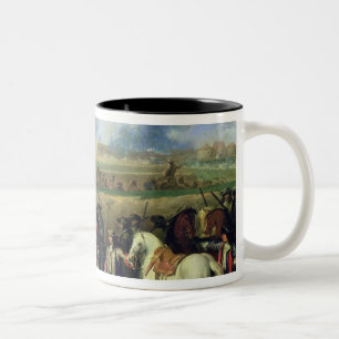Taza Bicolor Louis XIV en el cerco de Tournai