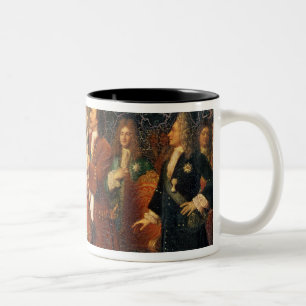 Taza Bicolor Louis XV Peter que visita I