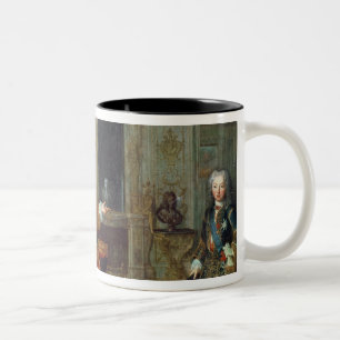 Taza Bicolor Louis XV y el regente, Felipe II