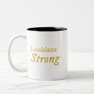 Taza Bicolor Louisiana Strong Coffee Mug