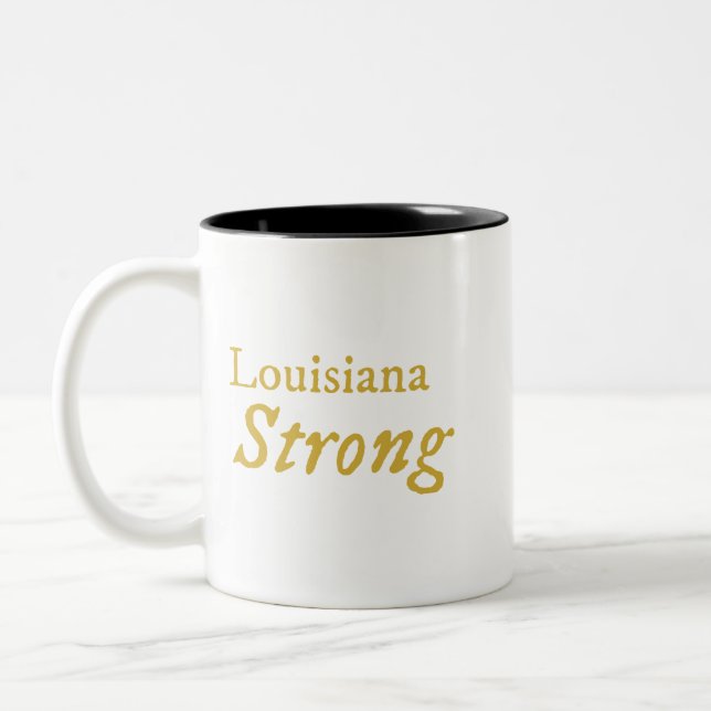 Taza Bicolor Louisiana Strong Coffee Mug (Izquierda)