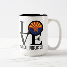 Taza Bicolor LOVE Apache Junction 15oz