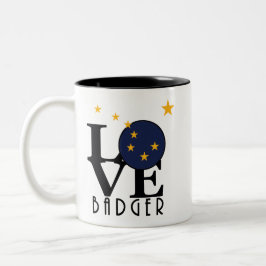 Taza Bicolor LOVE Badger Alaska