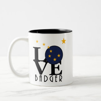 Taza Bicolor LOVE Badger Alaska