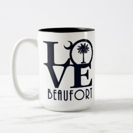 Taza Bicolor LOVE Beaufort 15oz
