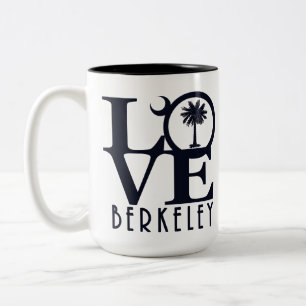 Taza Bicolor LOVE Berkeley SC 15oz