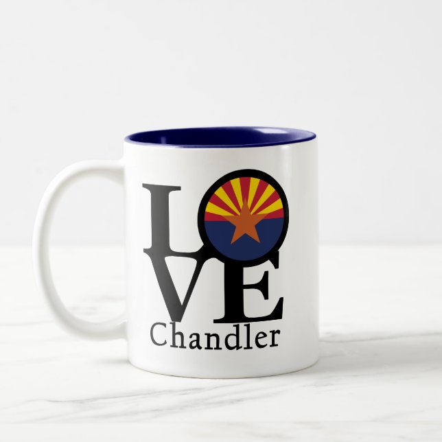 Taza Bicolor LOVE Chandler Arizona (Izquierda)