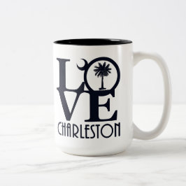 Taza Bicolor LOVE Charleston 15oz