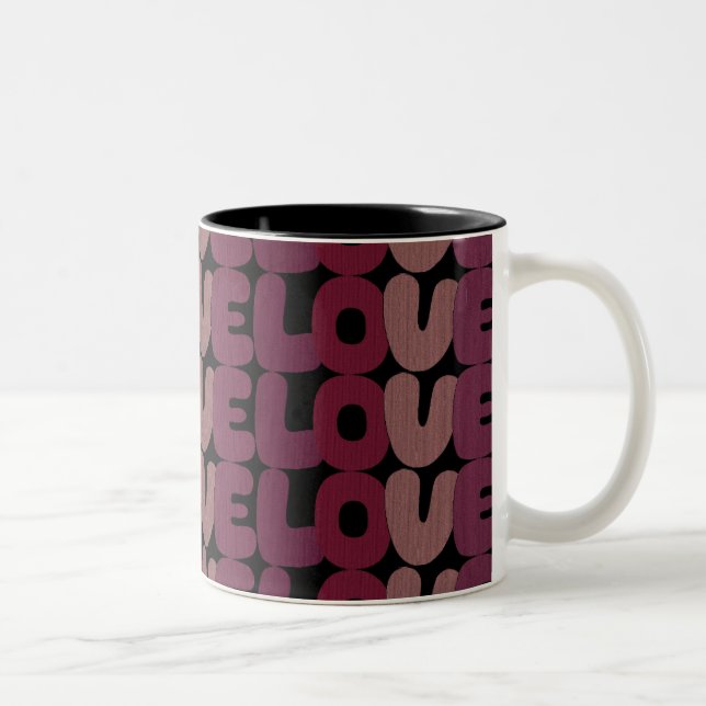 Taza Bicolor Love Coffee Mug (Derecha)