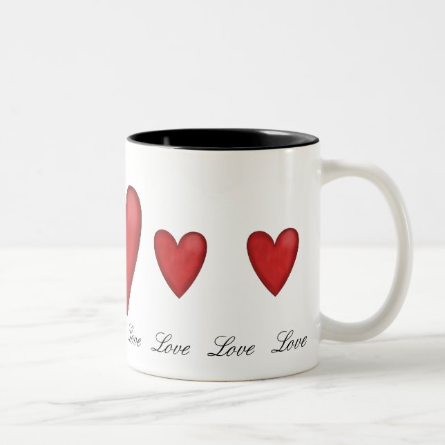 Taza Bicolor Love Coffee Mug (Derecha)