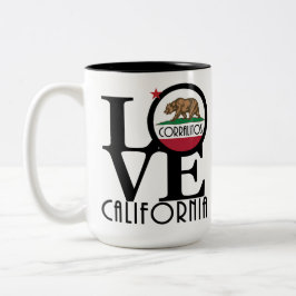 Taza Bicolor LOVE Corralitos 15oz
