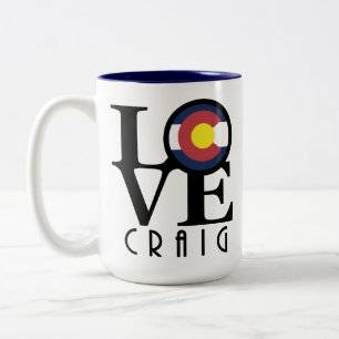 Taza Bicolor LOVE Craig Colorado 15oz
