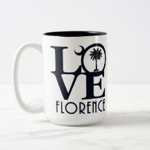 LOVE Florence SC 15oz Café Mug